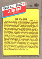 1991 Fleer All-Pro Jerry Rice #20
