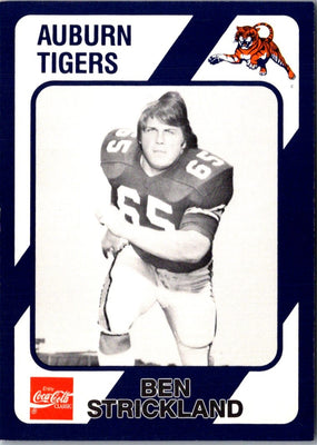 1989 Collegiate Collection Auburn Coke 580 Ben Strickland #414