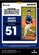 2021 Panini Contenders ROY Brady Singer