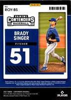 2021 Panini Contenders ROY Brady Singer #ROY-BS