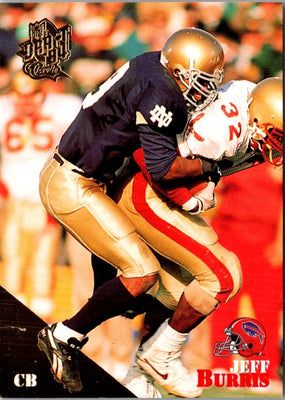 1994 Classic NFL Draft Gold Jeff Burris #50