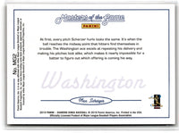2019 Panini Diamond Kings Masters of the Game Holo Gold Max Scherzer #MG2