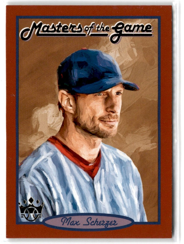 2019 Panini Diamond Kings Masters of the Game Holo Gold Max Scherzer #MG2