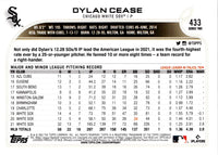 2022 Topps Dylan Cease #433