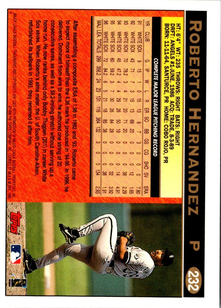 1995 Topps Roberto Hernandez