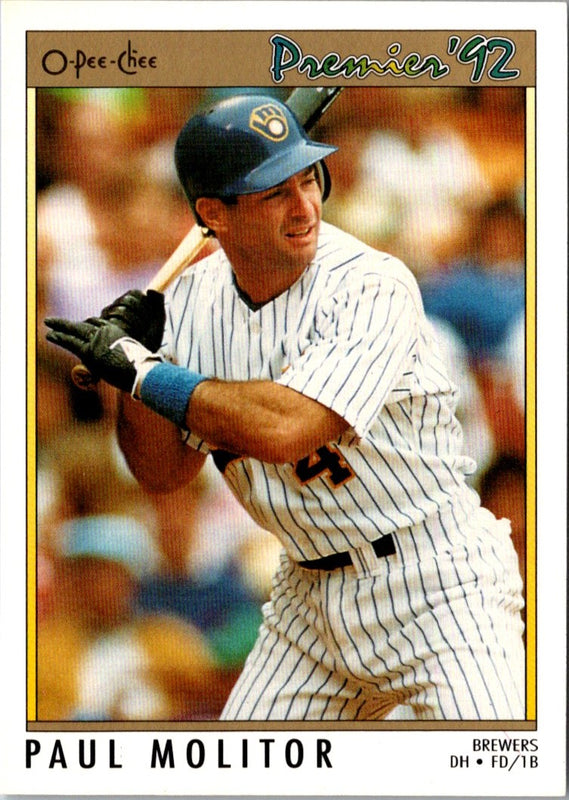 1992 O-Pee-Chee Premier Paul Molitor #141