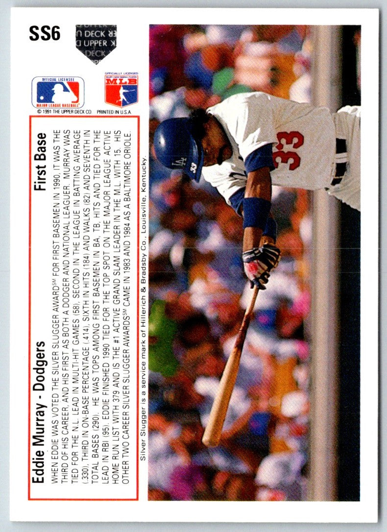 1991 Upper Deck Silver Sluggers Eddie Murray