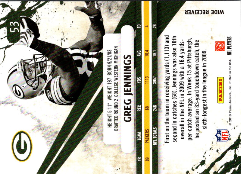 2010 Panini Greg Jennings