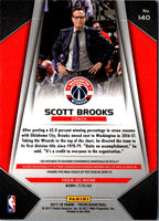 2017 Panini Prizm Scott Brooks #140