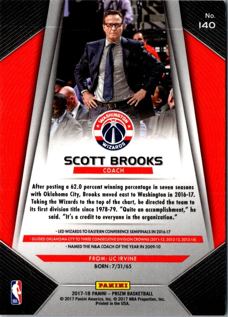 2017 Panini Prizm Scott Brooks