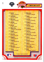 1991 Upper Deck Star Rookie Checklist #1