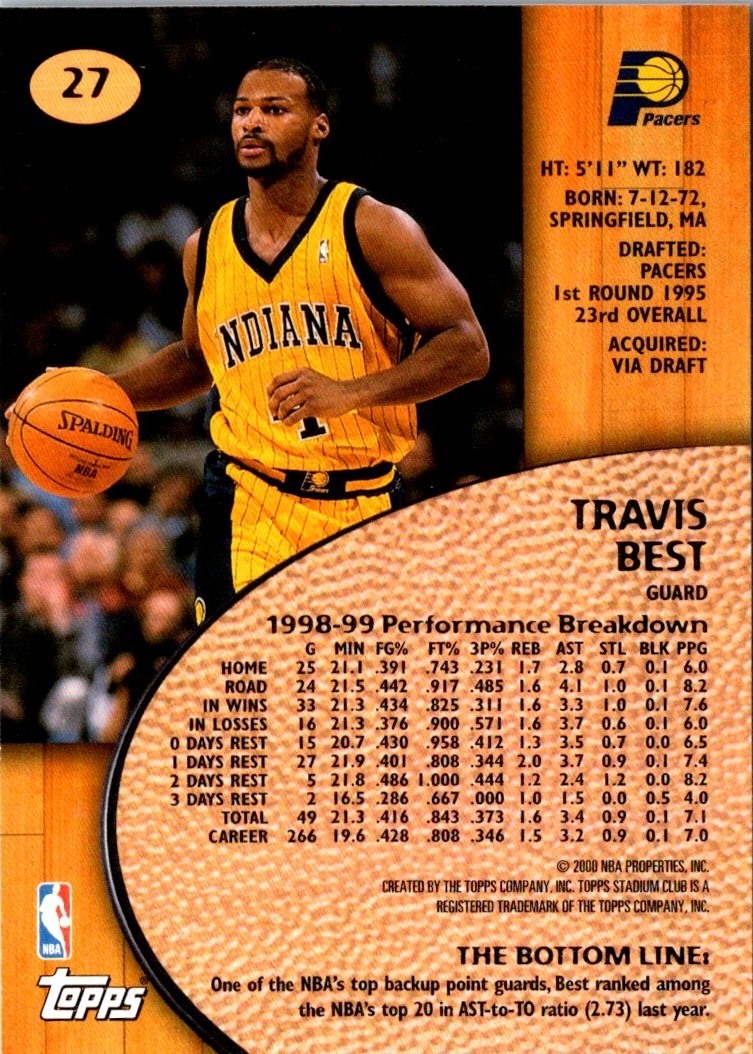 2000 Topps Travis Best #