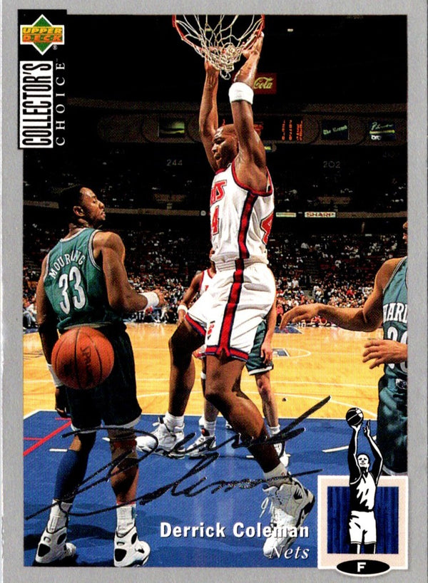 1994 Collector's Choice Silver Signatures Derrick Coleman #44