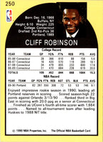 1990 Hoops Cliff Robinson #250 Rookie