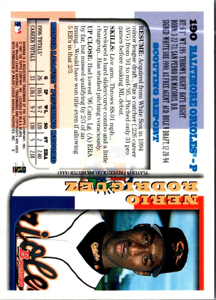 1997 Bowman International Nerio Rodriguez