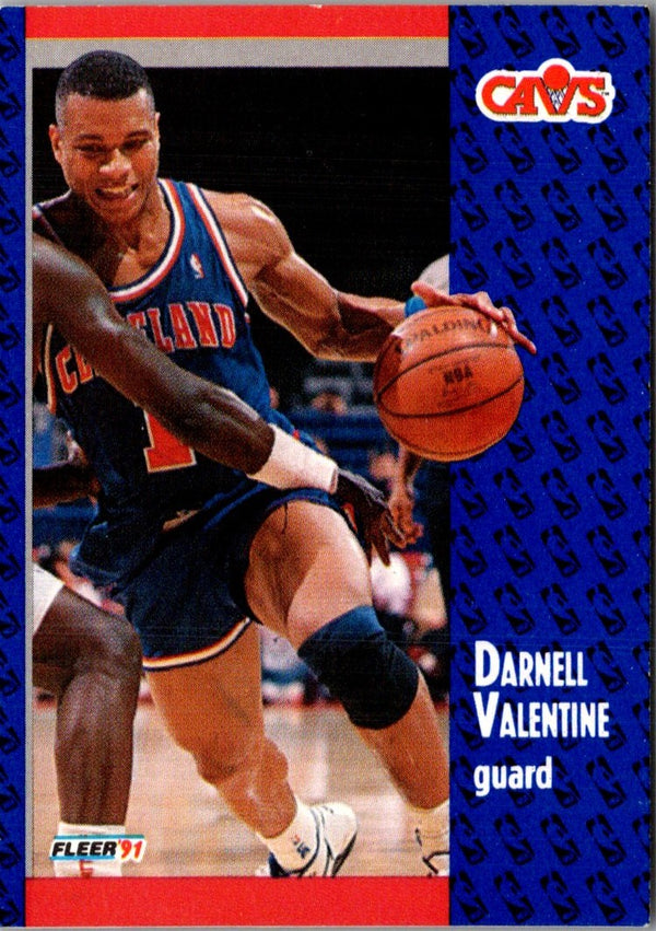 1991 Fleer Darnell Valentine #39
