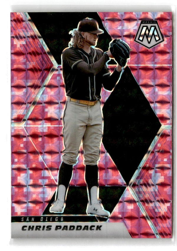 2021 Panini Mosaic Pink Camo Chris Paddack #141