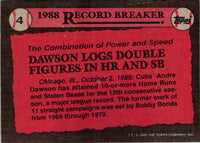 1989 Topps Andre Dawson #4