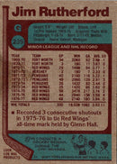 1977 O-Pee-Chee Jim Rutherford