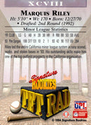 1994 Signature Rookies Consolidated Promos Marquis Riley