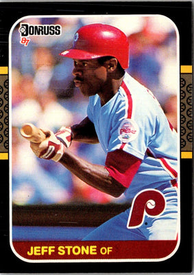 1987 Donruss Jeff Stone #309