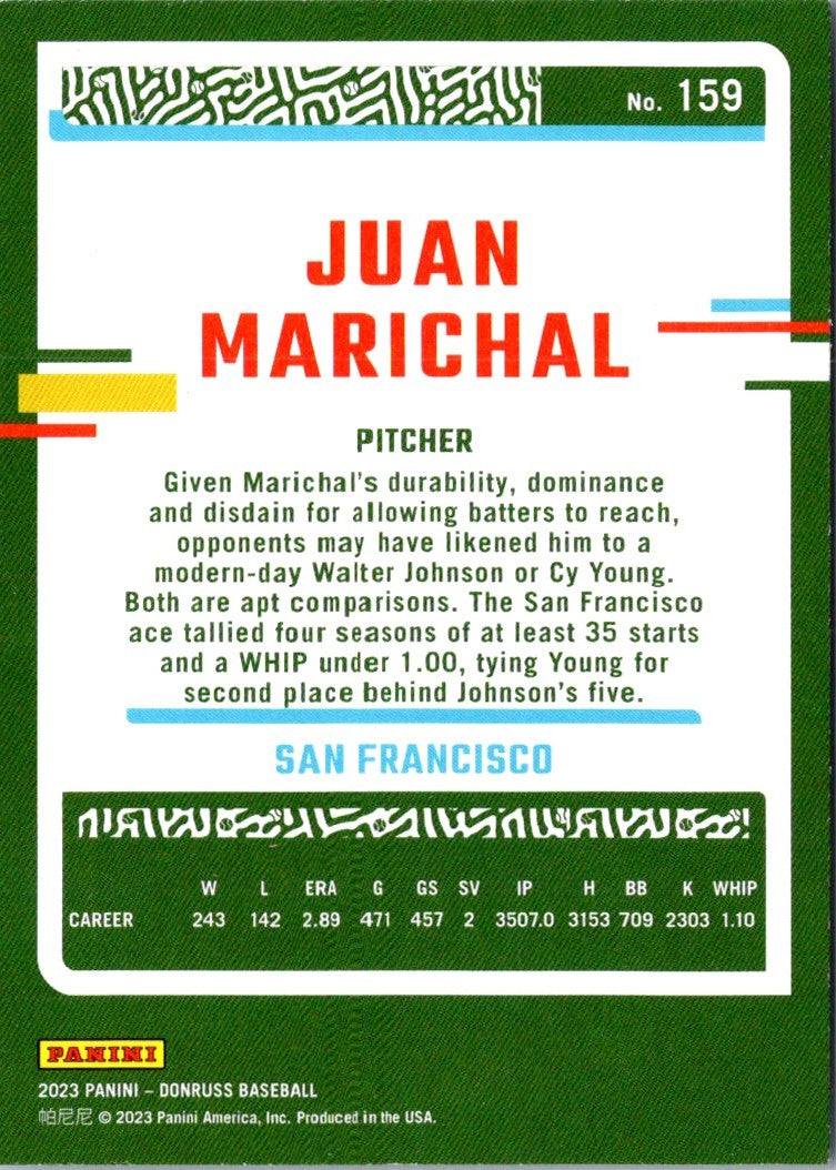 2023 Donruss Juan Marichal