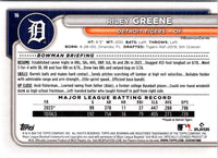 2024 Bowman Green Pattern Riley Greene #16