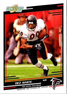 2004 Score Dez White #17