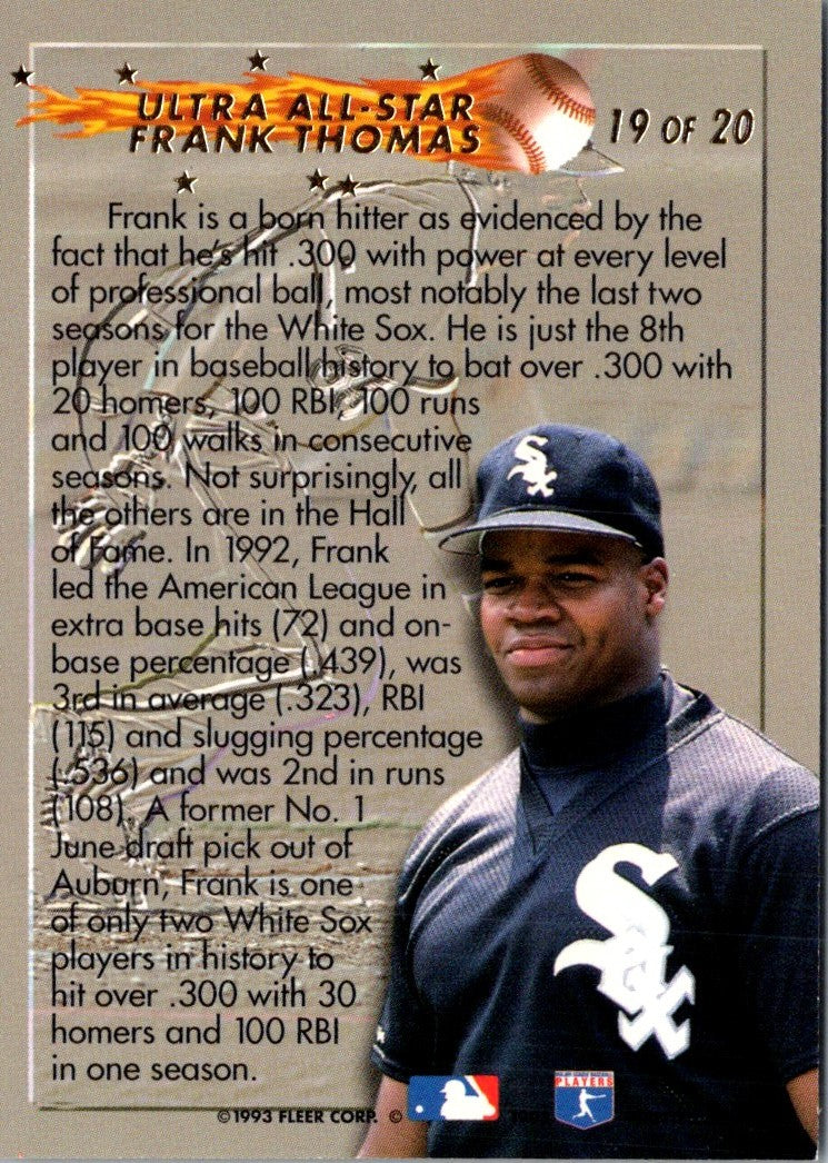 1992 Star Frank Thomas