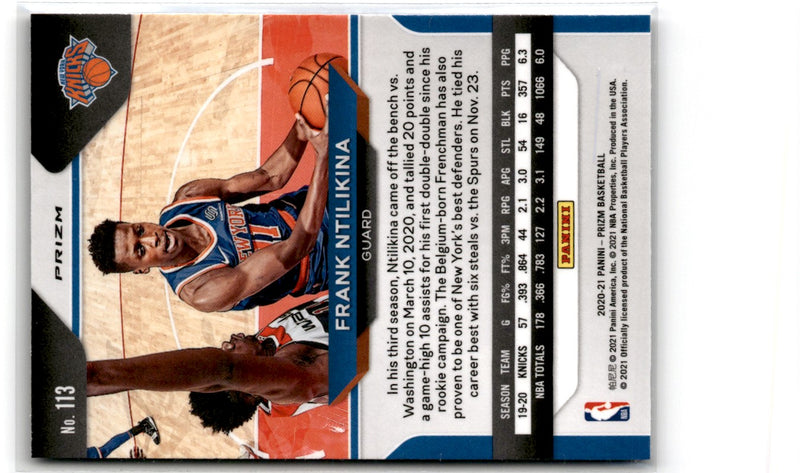 2020 Panini Prizm Frank Ntilikina