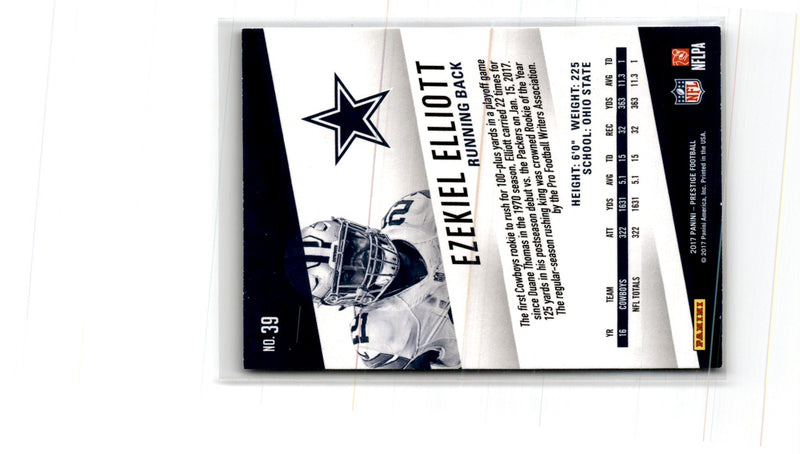 2017 Panini Prestige Ezekiel Elliott