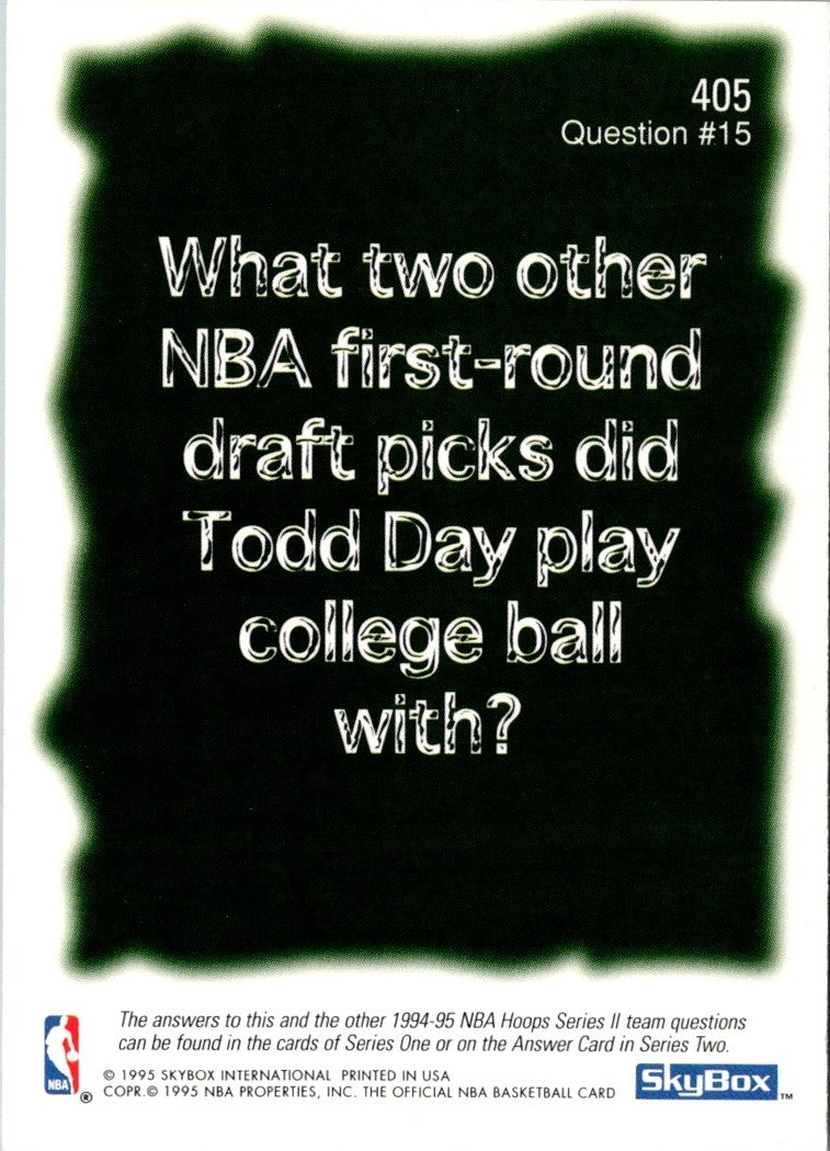 1996 SkyBox Premium NBA Pick-Up Game Sweepstakes Stickers Milwaukee Bucks