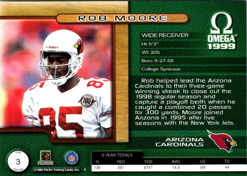 1999 Playoff Absolute EXP Rob Moore