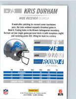 2014 Panini Hot Rookies Kris Durham #75