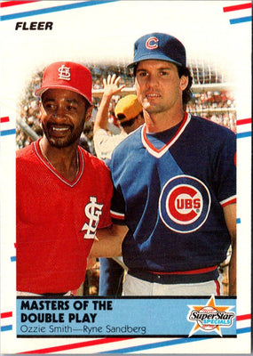 1988 Fleer Ozzie Smith/Ryne Sandberg #628