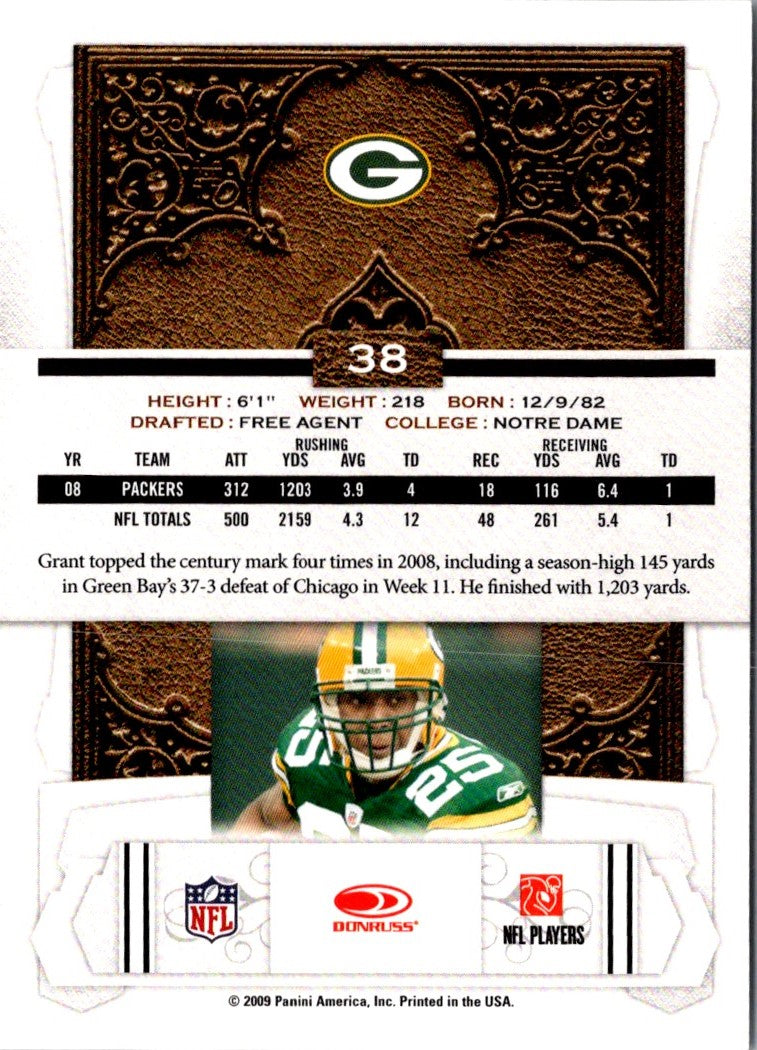 2009 Donruss Classics Ryan Grant