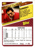 1993 Topps Gold Michael Zordich #481