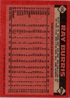 1986 Topps Ray Burris #106