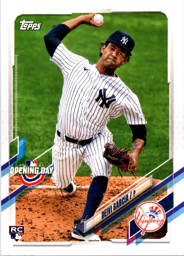 2021 Topps Opening Day Deivi Garcia #13 Rookie