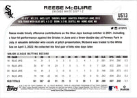 2022 Topps Update Reese McGuire #US13
