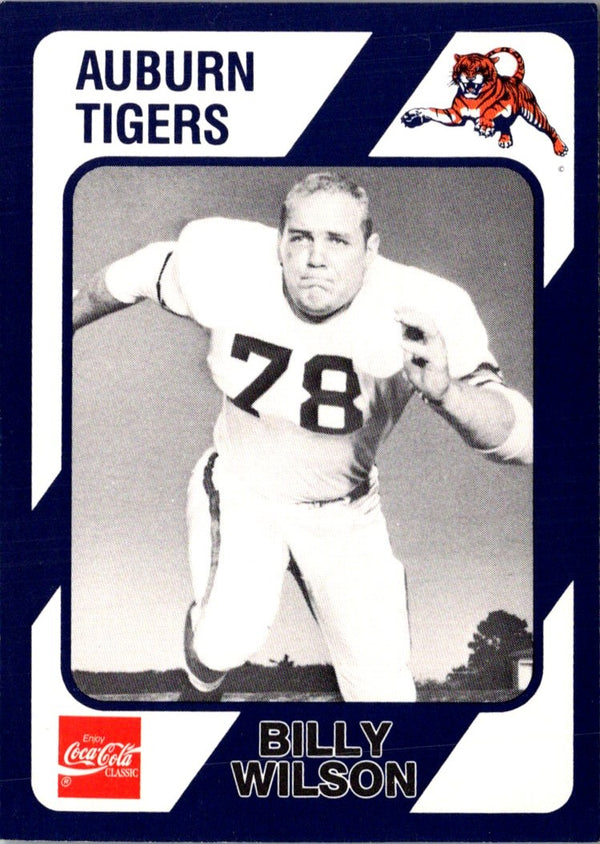 1989 Collegiate Collection Auburn Coke 580 Billy Wilson #489