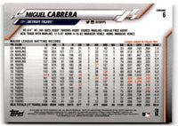 2020 Topps Chrome Miguel Cabrera #6
