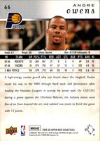 2008 Upper Deck Andre Owens #66