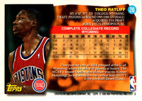 1995 Topps Theo Ratliff #210 Rookie