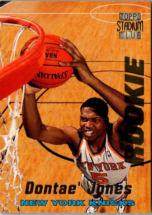 1996 Stadium Club I Dontae' Jones #R18