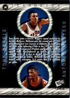 1997 Press Pass Double Threat Blue Tony Battie/Antonio McDyess #36