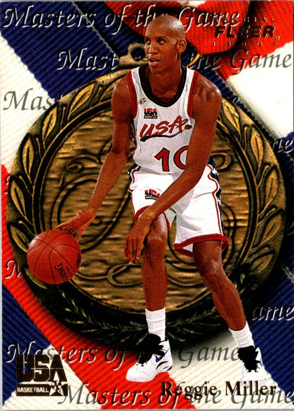 1996 Fleer USA Reggie Miller #34