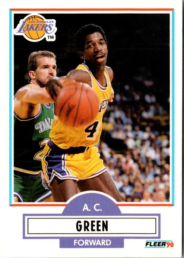 1990 Fleer A.C. Green #92