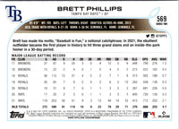 2022 Topps Blue Brett Phillips #569