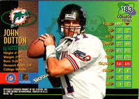 1998 Metal Universe John Dutton #183 Rookie